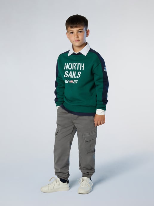 North Sails Sweatshirt Met flockprint - Image 4