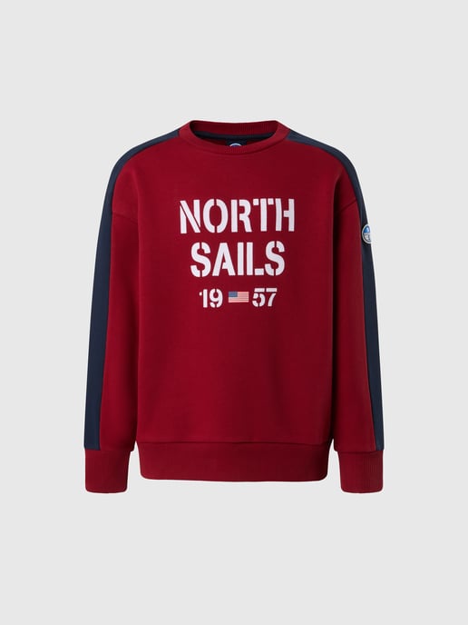 North Sails Sweatshirt Met flockprint - Image 3