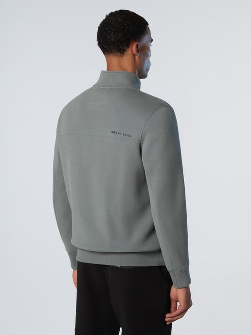 North Sails Sweatshirt Piqué Scuba stof met halve rits - Image 2