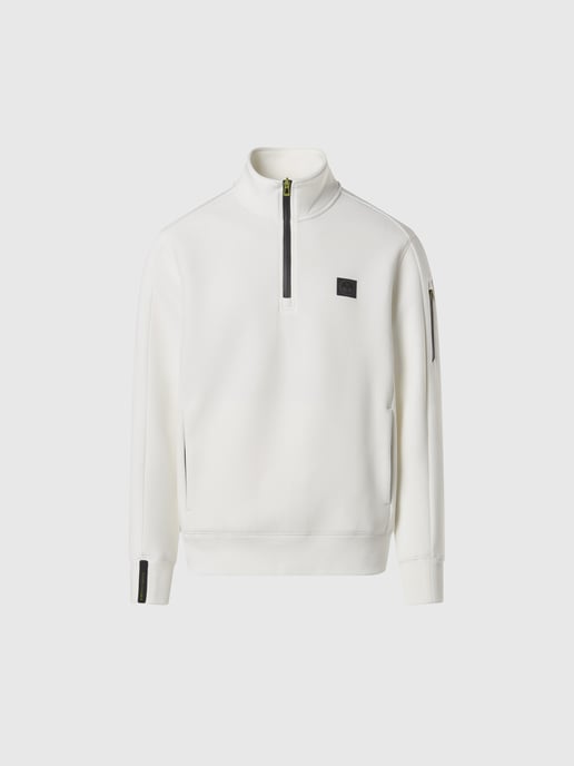 North Sails Sweatshirt Piqué Scuba stof met halve rits - Image 3