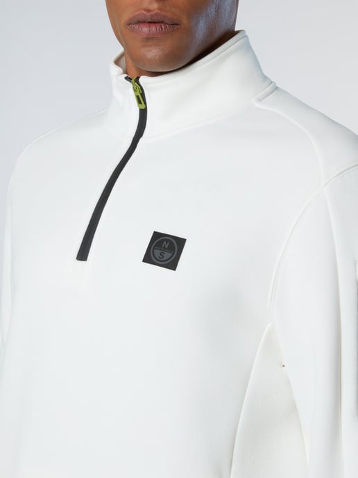 North Sails Sweatshirt Piqué Scuba stof met halve rits - Image 5