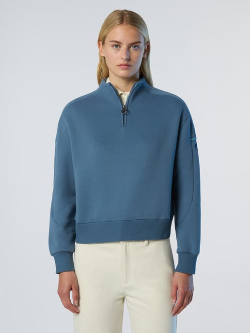 North Sails Sweatshirt met halve rits Winter fleece - Image 1