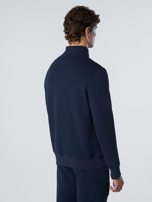 North Sails Sweatshirt Piqué Scuba stof met halve rits - Image 2