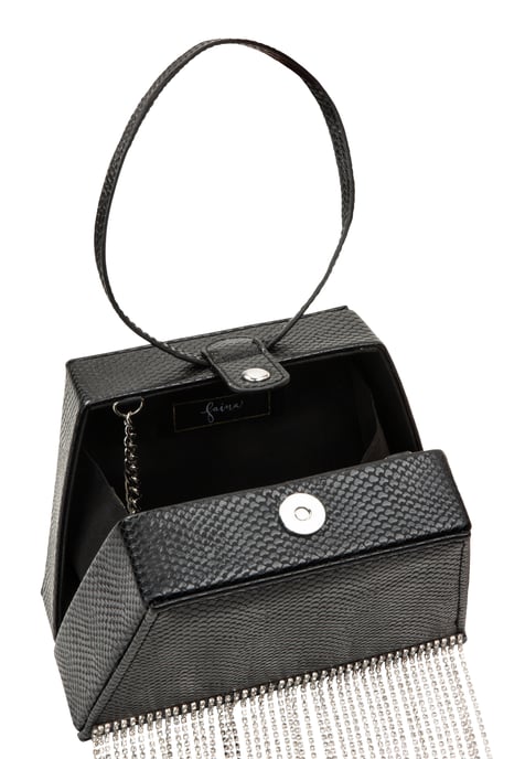 Faina Clutch/avondtasje Dames zwart - Image 4