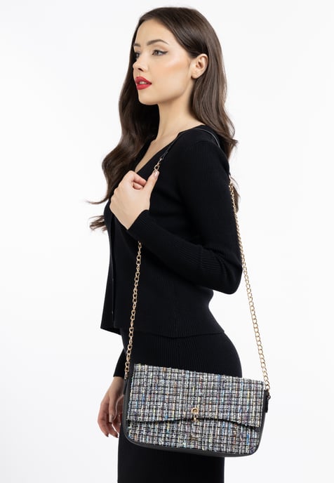 Faina Clutch/avondtasje Dames Zwart Veelkleurig - Image 3