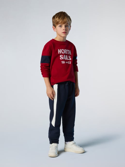 North Sails T-shirt Lange mouwen met mouwinzetstukken - Image 4