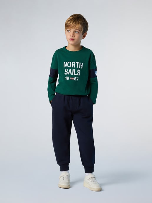 North Sails T-shirt Lange mouwen met mouwinzetstukken - Image 4