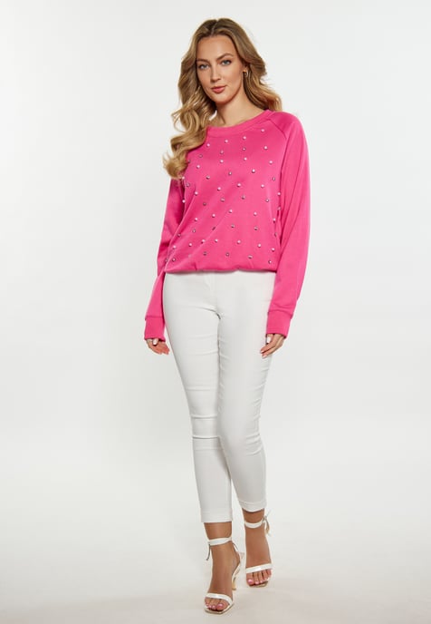 Faina Sweatshirt Dames roze - Image 2