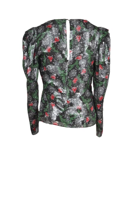 Bloemmotief Lange Mouwen Blouse - Image 2