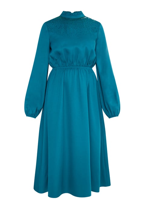 usha midi-jurk Dames blauw/groen - Image 1