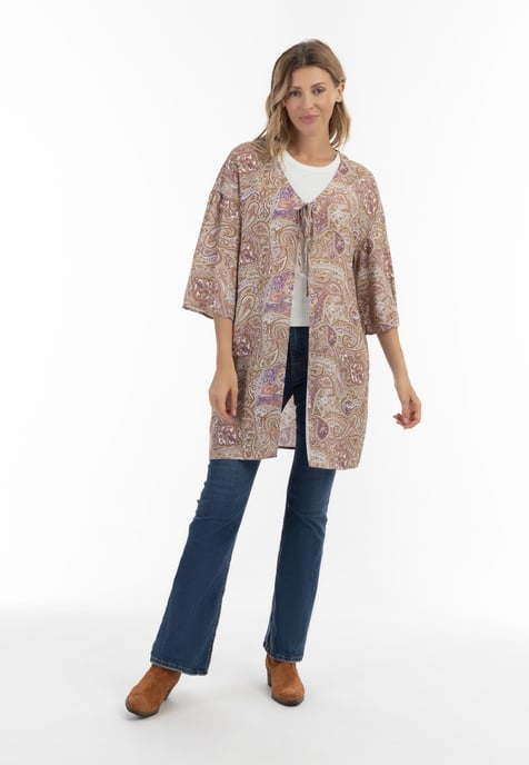usha Kimono Dames lila veelkleurig - Image 2