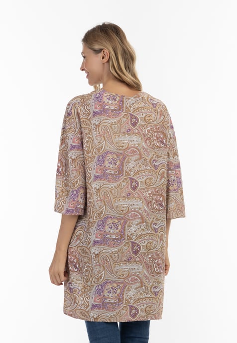 usha Kimono Dames lila veelkleurig - Image 4