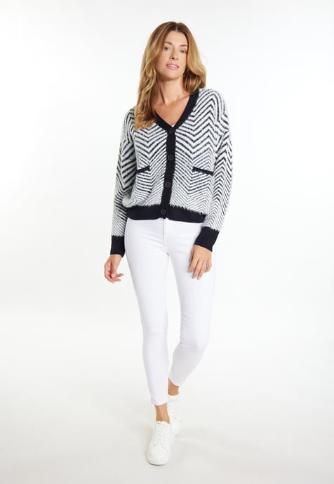 usha Vest Dames zwart wit - Image 2