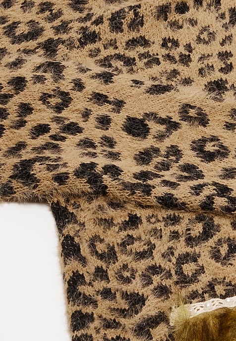 Faina Vest Dames Camel zwart - Image 3
