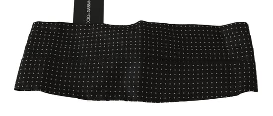 Dolce Gabbana Zwart Gestippelde Cummerbund - Image 3