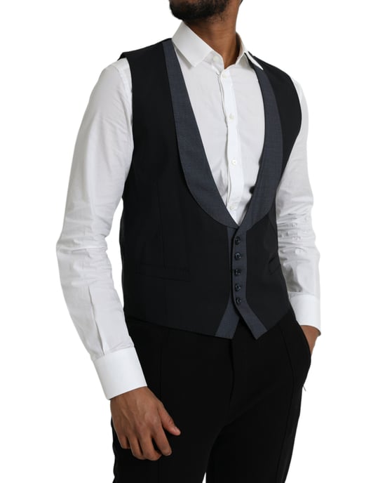 Klassieke Pasvorm Sjaalkraag Gilet - Image 2