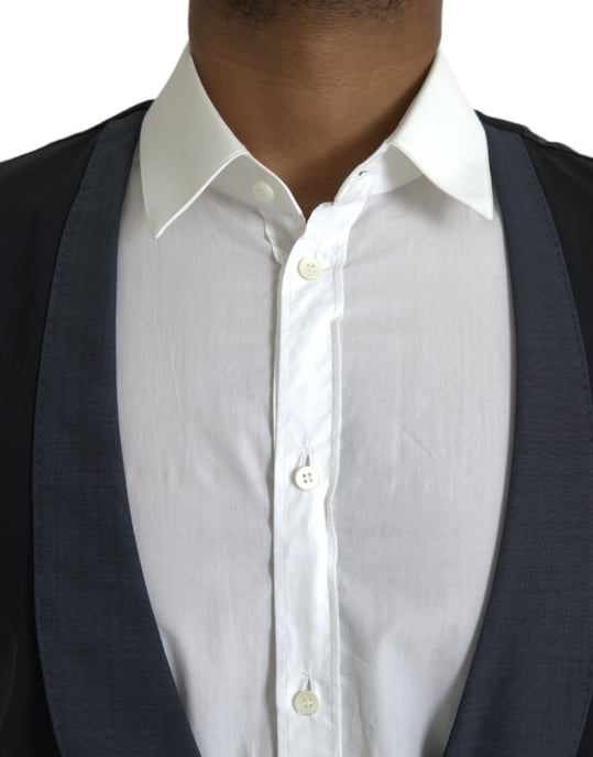 Klassieke Pasvorm Sjaalkraag Gilet - Image 4