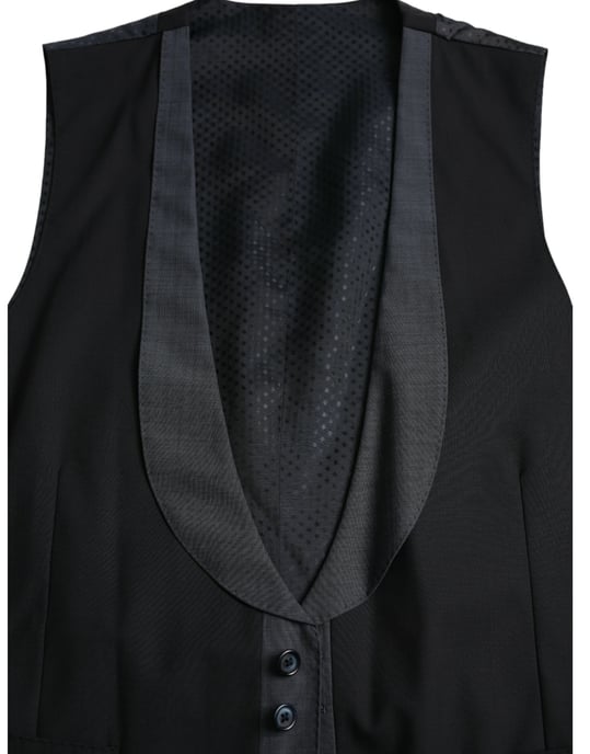 Klassieke Pasvorm Sjaalkraag Gilet - Image 6