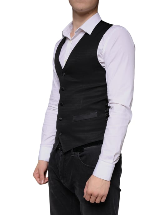 Zwart Classicfit Vest - Image 3