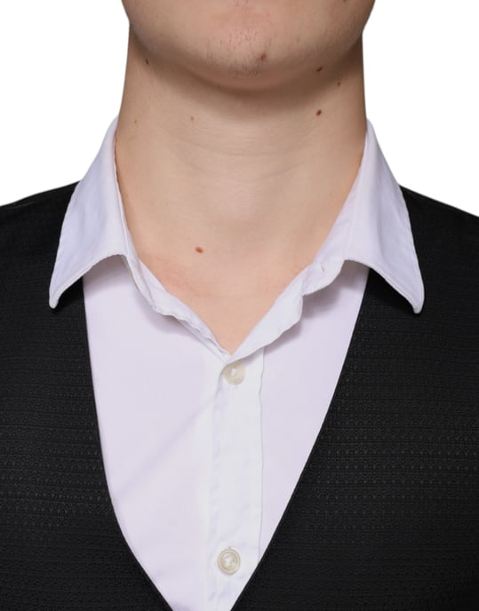 Zwart Classicfit Vest - Image 5