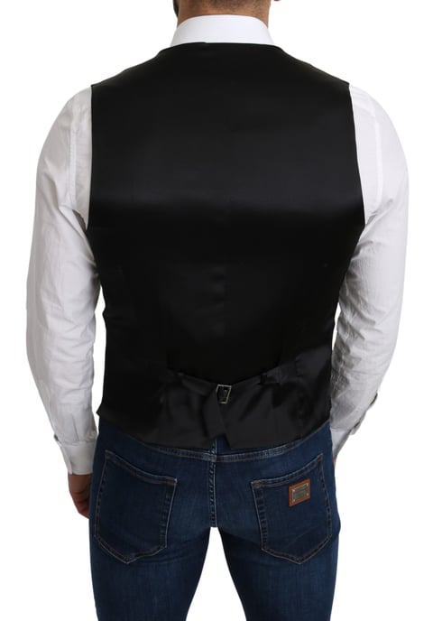 Zwarte Gilet Klassieke Pasvorm - Image 4