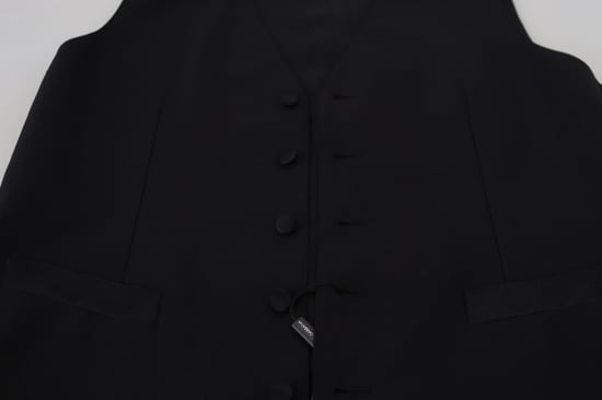 Zwart Wol Vest Klassieke Pasvorm - Image 6