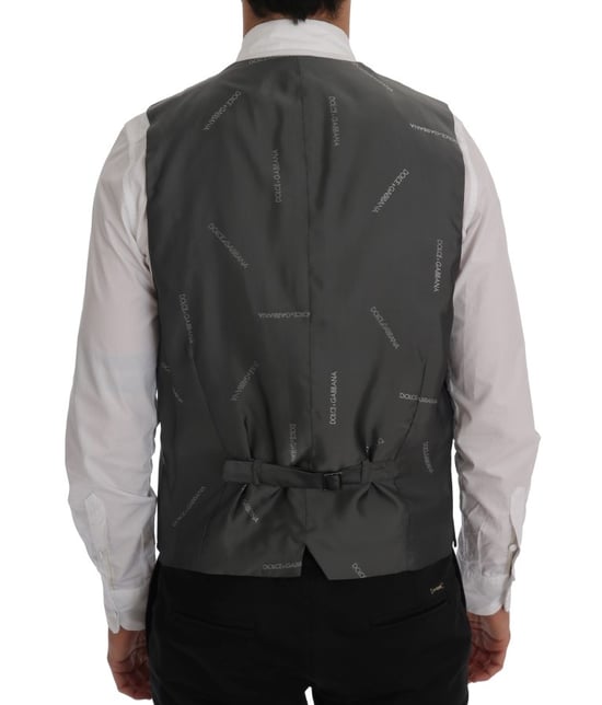 Heren Wol Vest Klassieke V-hals - Image 3