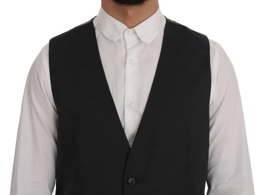 Heren Wol Vest Klassieke V-hals - Image 4