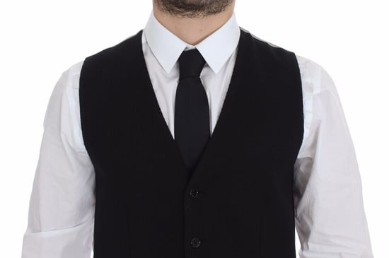 Zwart Gebreid Vest - Image 2