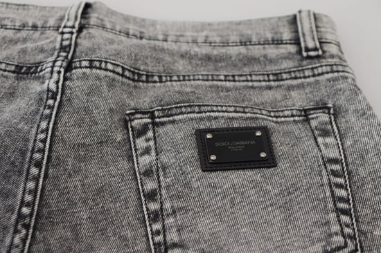 Slim Fit Acid Wash Jeans - Image 4