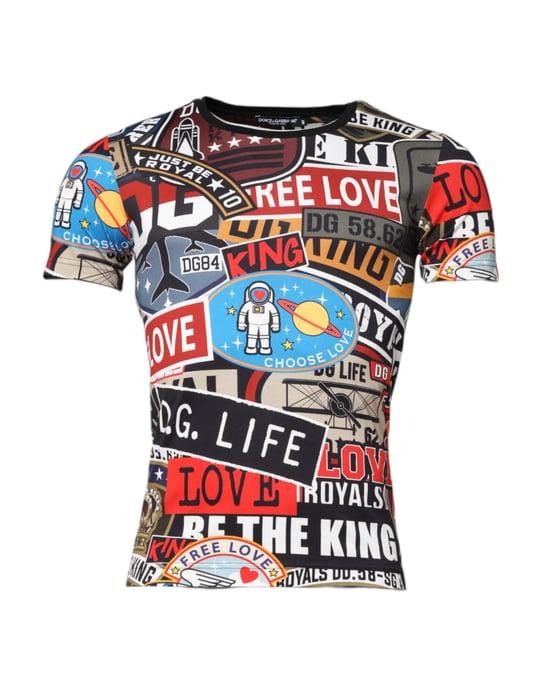Collage Patchwork Grafische T-shirt - Image 3