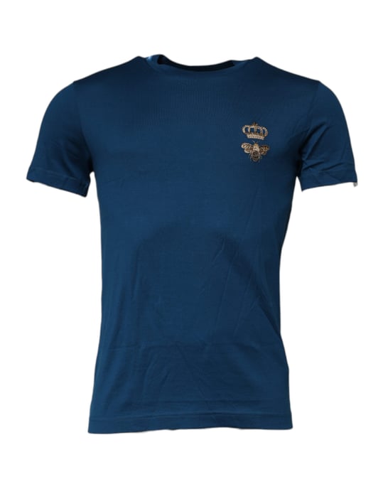 Bijen Kroon T-shirt Geborduurd - Image 2
