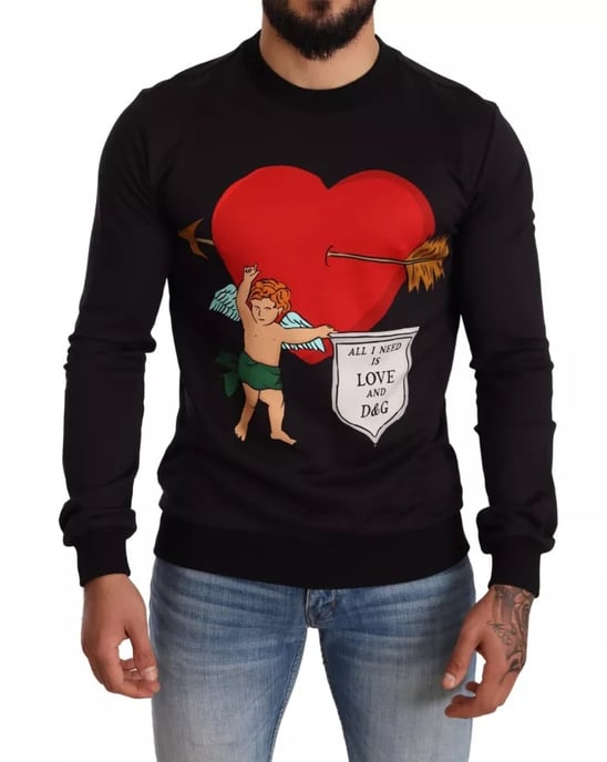 Cupido Hart Sweatshirt Lange Mouwen Crewneck - Image 2