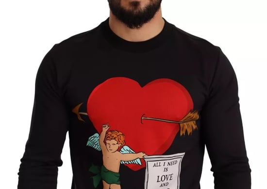 Cupido Hart Sweatshirt Lange Mouwen Crewneck - Image 3