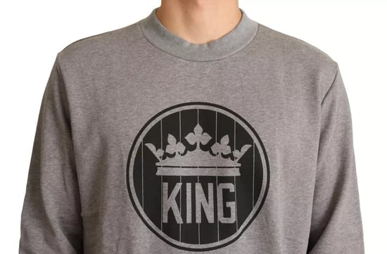 King Sweatshirt Grijze Crewneck - Image 2