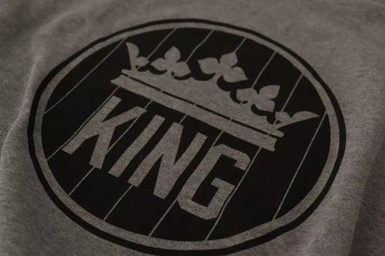 King Sweatshirt Grijze Crewneck - Image 3