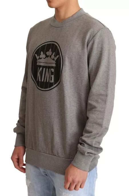 King Sweatshirt Grijze Crewneck - Image 5