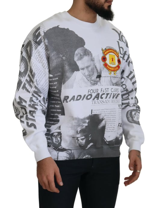 Ronde Hals Sweater met Collage Print - Image 2