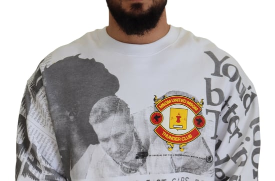 Ronde Hals Sweater met Collage Print - Image 4