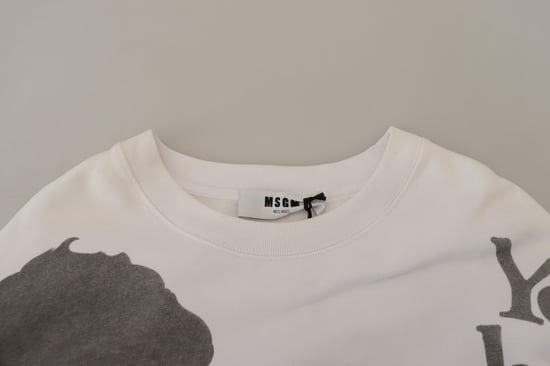 Ronde Hals Sweater met Collage Print - Image 6
