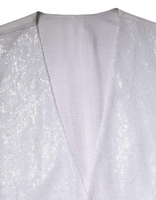 Pailletten Witte Vest - Image 5