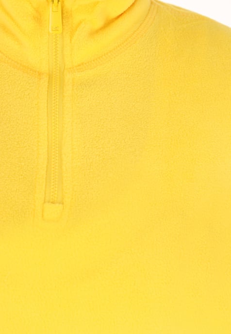 Mymo Fleece trui vrouwen geel - Image 3