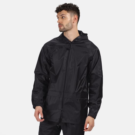 Regatta Grote Buiten Mens Outdoor Classics Waterdichte Stormbreak Jacket (Zwart) - Image 3