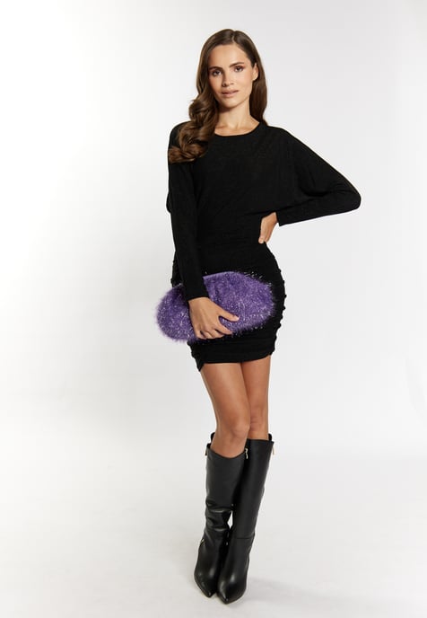 Faina Clutch/avondtasje Dames paars - Image 3