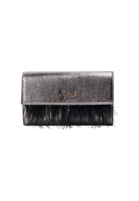 Faina Clutch/avondtasje Dames Grijs metallic - Image 1