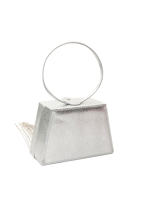 Faina Clutch/avondtasje Dames zilver - Image 2