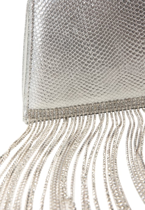 Faina Clutch/avondtasje Dames zilver - Image 5
