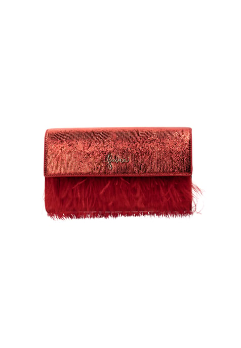 Faina Clutch/avondtasje Dames rood - Image 1