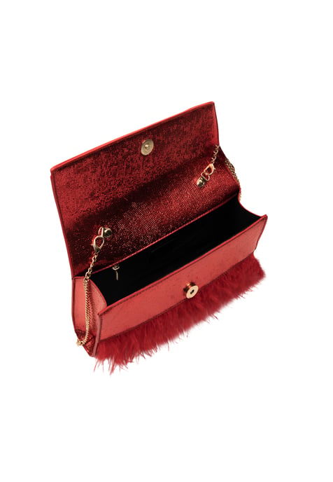 Faina Clutch/avondtasje Dames rood - Image 4