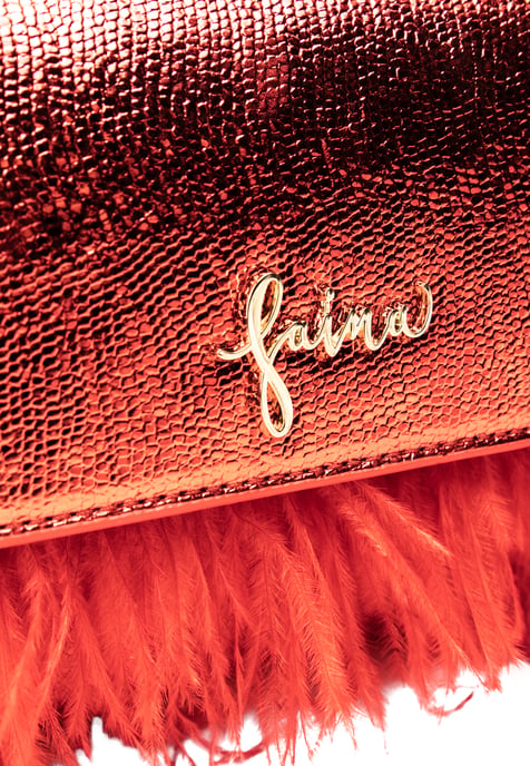 Faina Clutch/avondtasje Dames rood - Image 5
